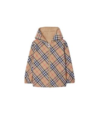 Boys' Reversible Check Cotton Blend Jacket - Little kid, Big Kid