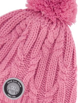Girls' Lined Winter Hat with Pompom - Little Kid, Big Kid