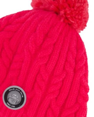 Girls' Lined Winter Hat with Pompom - Little Kid, Big Kid