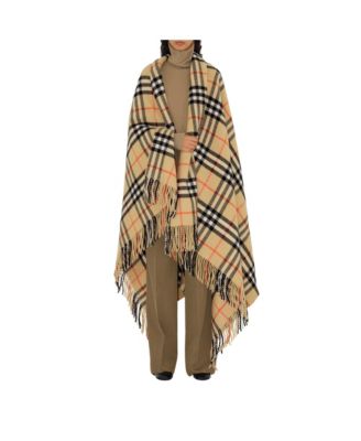  Check Wool Cashmere Blanket