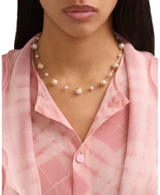 EKD Sphere Pearl Necklace