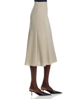 Vuleran Wool Midi Skirt
