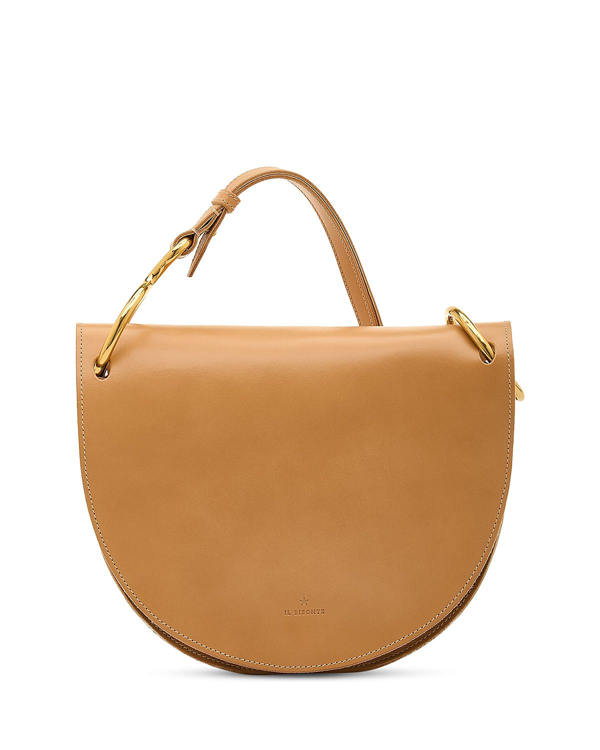 Il Bisonte Consuelo Brass Ring Leather Crossbody