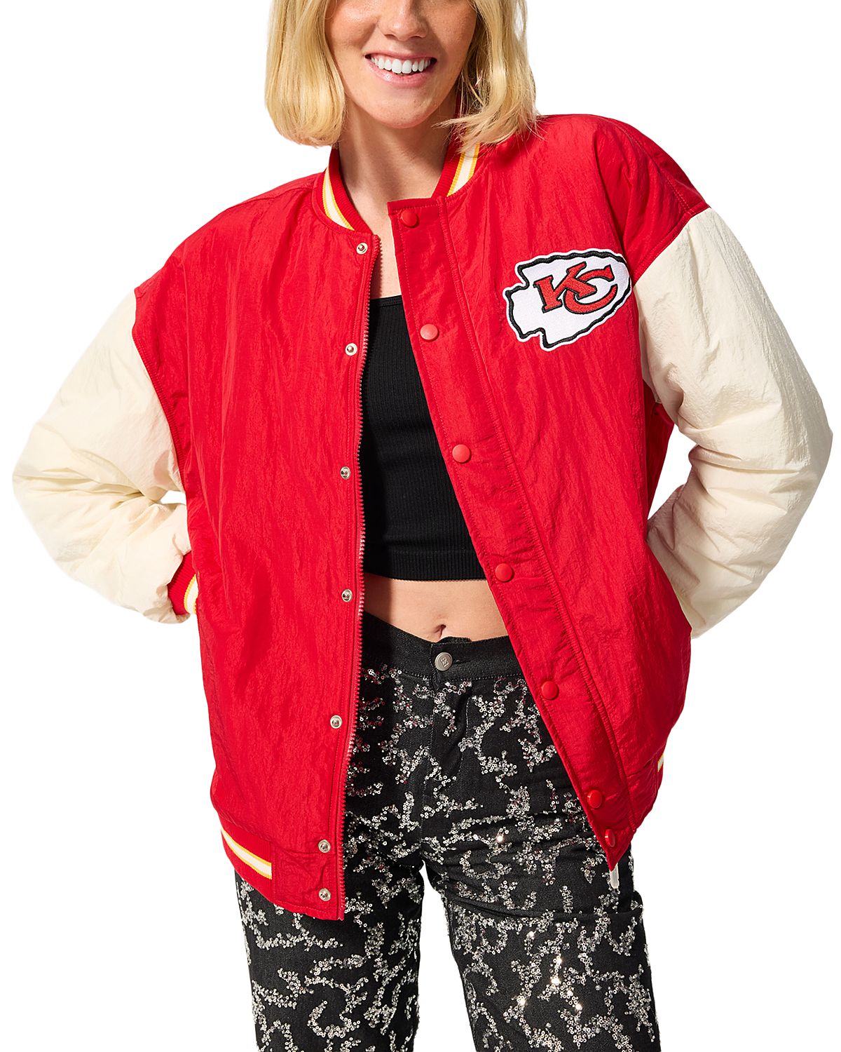 Terez Kansas City Chiefs Bomber Jacket