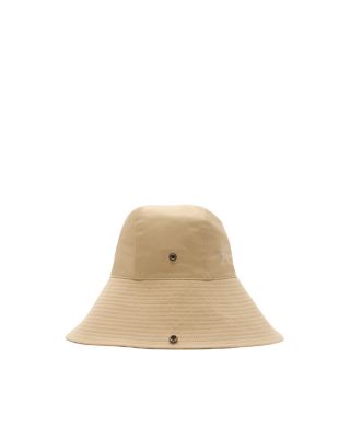 Check Brim Gabardine Hat