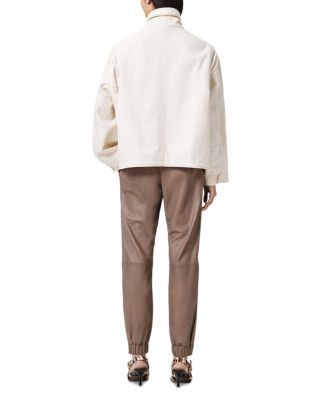 Jen Leather Jogger Pants