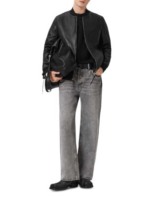 Morten Leather Bomber Jacket