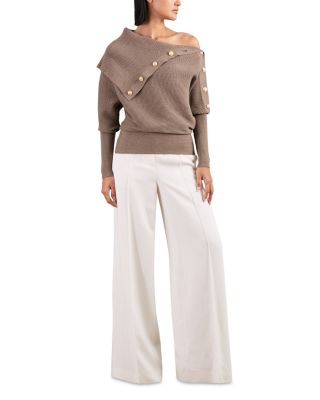 Lexi Button Shawl Sweater