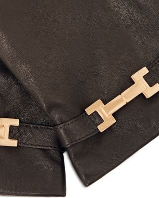 Harriet Leather Hardware Gloves
