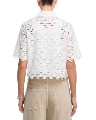 The Petal Eyelet Blous