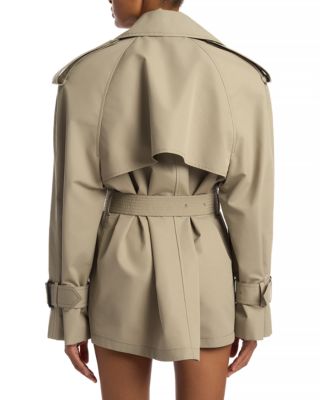 Clean Mini Trench Coat