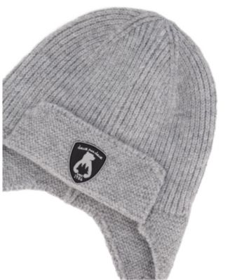  Unisex Lined Knit Hat with Ears and Strings - Baby