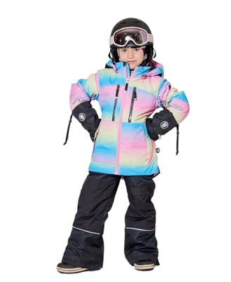  Girls' Two-Piece Gradient Teknik Snowsuit - Big Kid