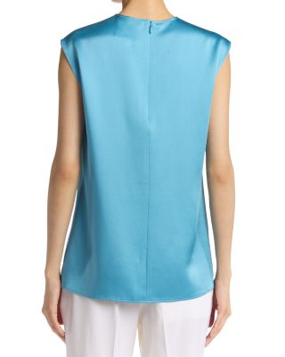 Satin Sleeveless Top