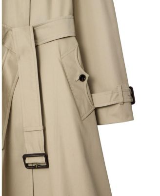  Long Gabardine Ellingham Fit and flare Car Coat