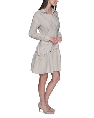A Line Long Sleeve Dress