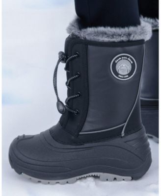 Kids Unisex Winter Boots with Removable Liner - Little Kid, Big Kid