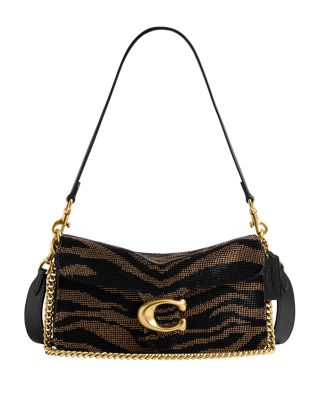 Tabby 26 Beaded Tiger Effect Shoulder Bag