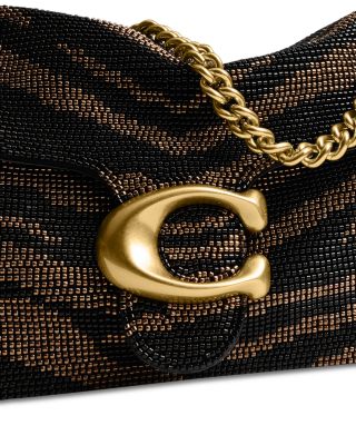 Tabby 26 Beaded Tiger Effect Shoulder Bag
