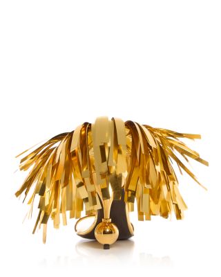 Women's Mirror Effect Fringe Sandals