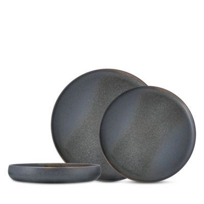 Iceland Volcanic Gray 12-Piece Dinnerware Set