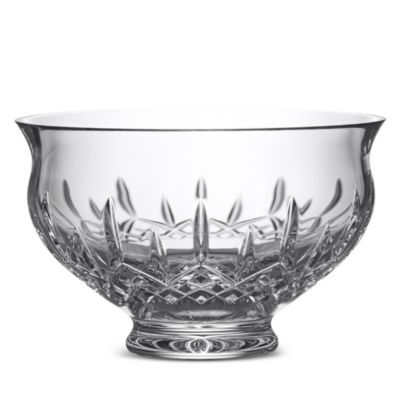 Lismore Crystal Footed Bowl, 8"