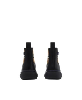 Men's Leather Creeper Low Chelsea Boots