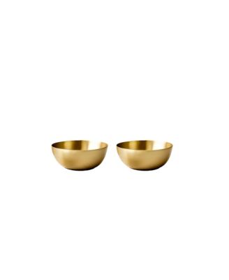 Heirloom Brass Dip Bowl, Set of 2