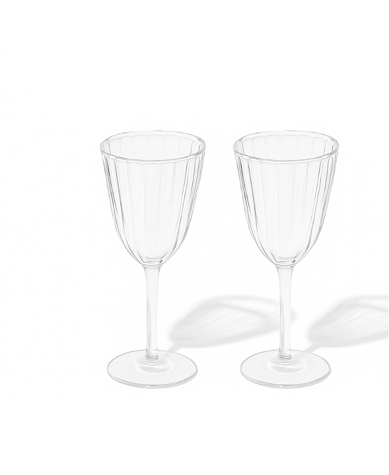 Fleck Kira Stemware Champagne Flutes, Set of 2