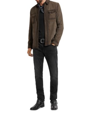 Izzy Suede Shirt Jacket