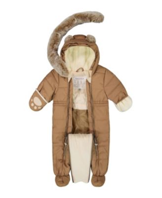 Unisex One-Piece Layette Snowsuit Designed for Car Seat - Baby