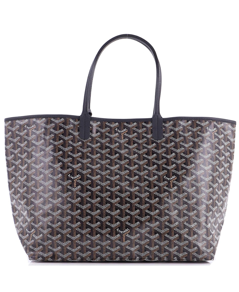 Pre-owned Pre-owned Goyard Goyard Pm Saint Louis Tote Coated Canvas In Black
