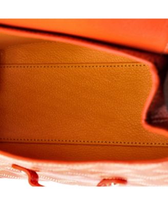 Mini Saigon Top Handle Bag Coated Canvas with Leather