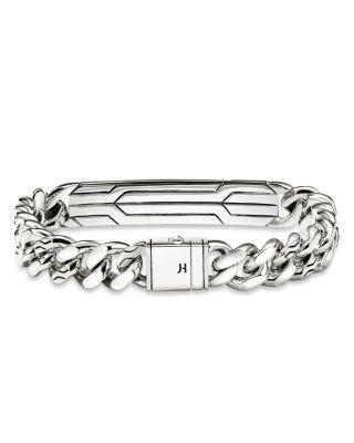 Sterling Silver Icon 50 Curb Bracelet