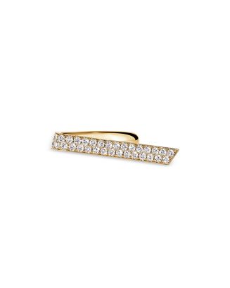 HEARTS ON FIRE 18K Yellow Gold Inside Out Diamond Elongated Flip Ring ...