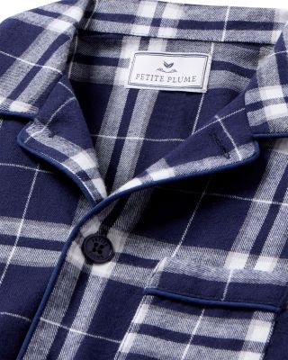 Unisex Brushed Twill Pajamas in Oxford Tartan - Little Kid, Big Kid