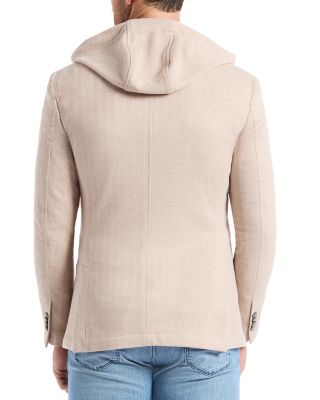 Jetset Woven Sport Coat & Drawstring Hoodie