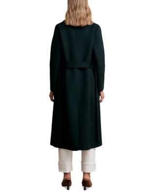 Petite Rene Long Double Breasted Blindseam Coat