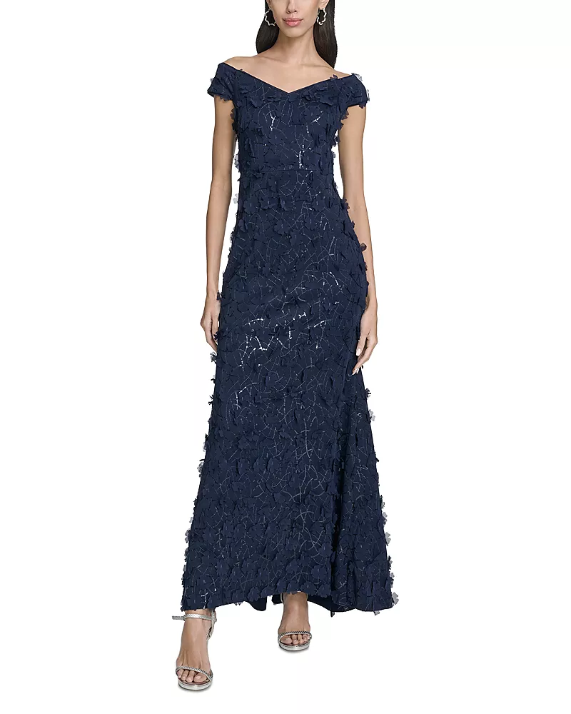 Eliza J Off The Shoulder Gown