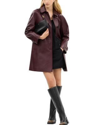 Plaza Mini Brown Leather Shoulder Bag