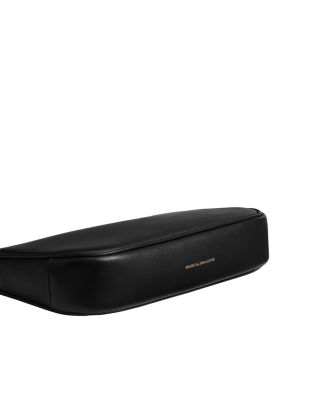 Plaza Mini Brown Leather Shoulder Bag