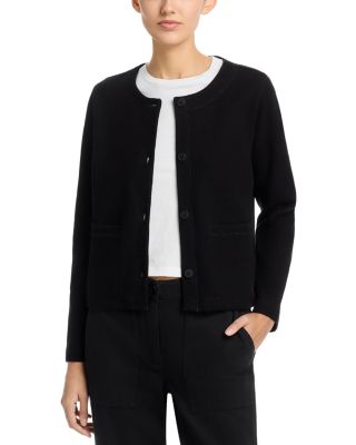 Round Neck Short Jacket