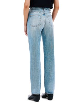 London High Rise Straight Jeans in Heartache