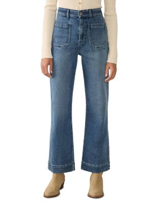 Stretch Terry Patch Pocket Ankle Pants