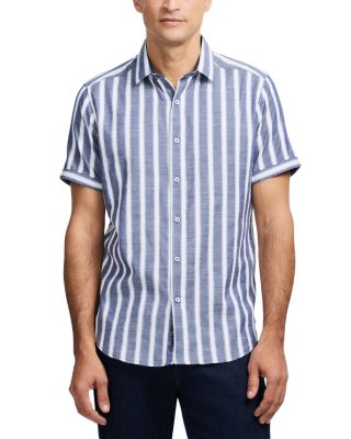 Preston Stripe Short Sleeve Woven Shirt