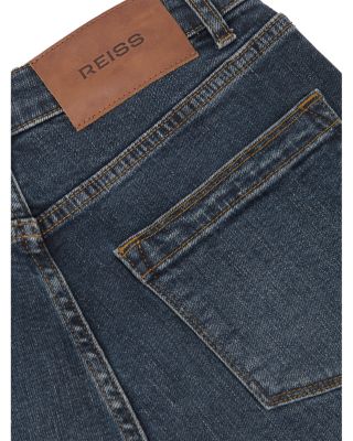 Selin High Rise Straight Jeans in Antique Mid Blue
