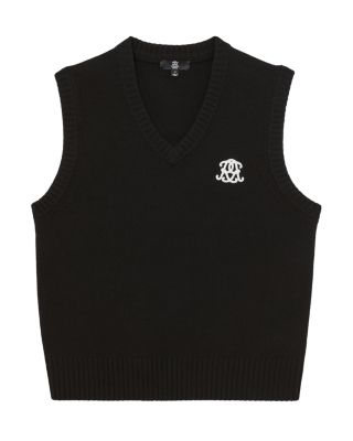 Crosby Knitted Embroidered Vest