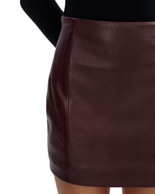 Leather Mini Skirt