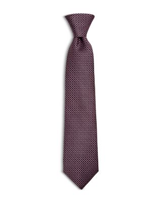 Silk Classic Geometric Tie - Exclusive