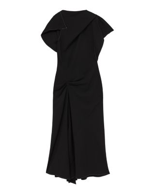 Saskia Drape Detail Midi Dress